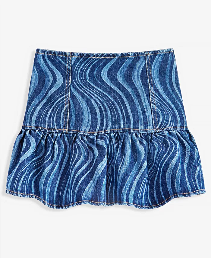 Юбка из хлопкового денима с эффектом волны Big Girl With Jules, мультиколор
Юбка из хлопкового денима с эффектом волны Big Girl With Jules, мультиколор