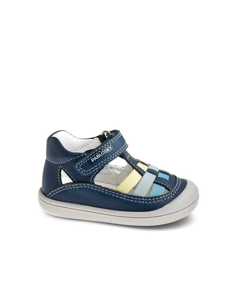 Детские босоножки Leader-tech с застежкой-липучкой Pablosky, синий
Детские босоножки Leader-tech с застежкой-липучкой Pablosky, синий
