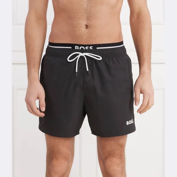 Шорты для плавания Amur стандартного кроя Boss, черный
Шорты для плавания Amur стандартного кроя Boss, черный