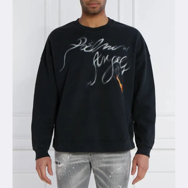 Толстовка свободного кроя Palm Angels, черный
Толстовка свободного кроя Palm Angels, черный