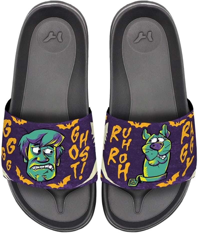 Сандалии Popfunk Scooby-Doo Shaggy Ghosts унисекс для взрослых, регулируемые, официально лицензированы Hypd Slydr Switch, черный
Сандалии Popfunk Scooby-Doo Shaggy Ghosts унисекс для взрослых, регулируемые, официально лицензированы Hypd Slydr Switch, черный