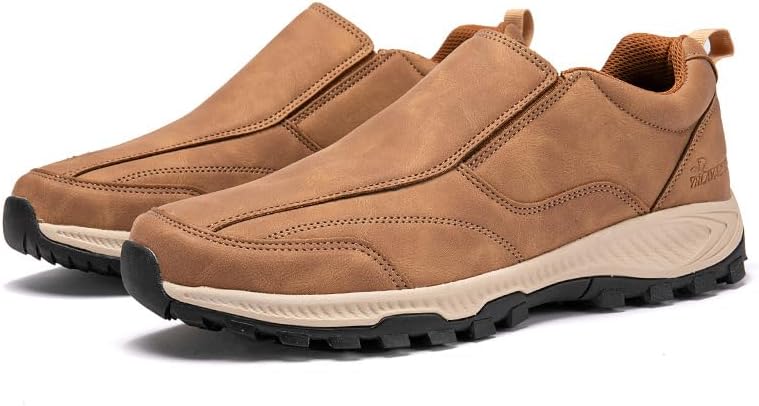 Мужские кожаные прогулочные туфли-слипоны без застежек, лоферы, подходящие для работы и повседневной носки, легкие, с амортизацией, удобные, дышащие, для пеших прогулок и туризма по любой местности, ботинки до щиколотки Soft Time Toy, желтый
Мужские кожаные прогулочные туфли-слипоны без застежек, лоферы, подходящие для работы и повседневной носки, легкие, с амортизацией, удобные, дышащие, для пеших прогулок и туризма по любой местности, ботинки до щиколотки Soft Time Toy, желтый