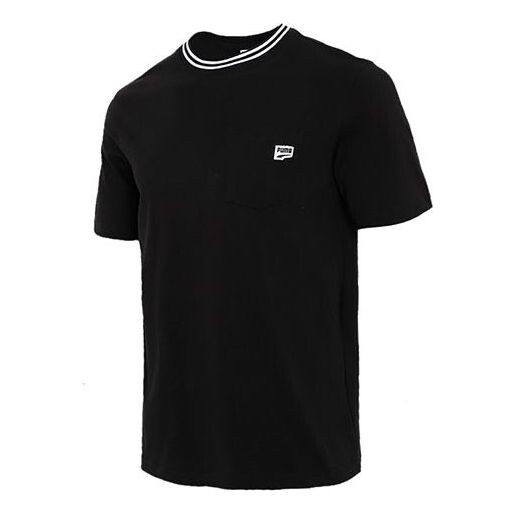 Футболка downtown pocket t-shirt 'black white' Puma, черный 
Футболка downtown pocket t-shirt 'black white' Puma, черный