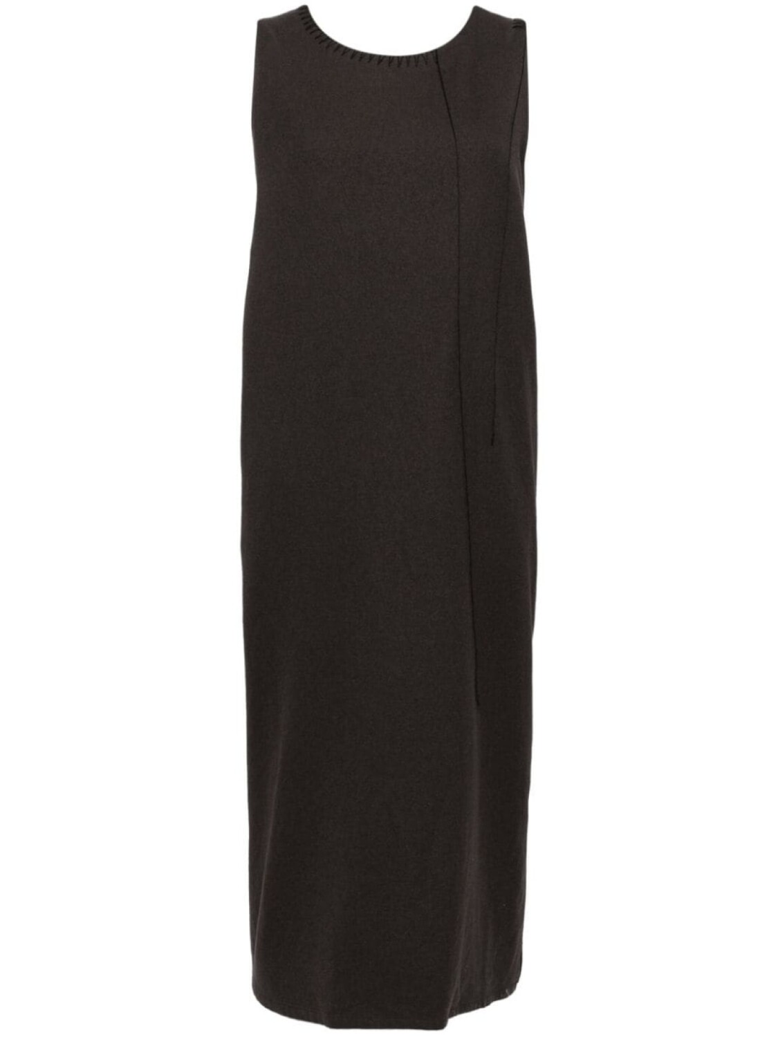 Y's платье с декоративной строчкой, коричневый
Y's платье с декоративной строчкой, коричневый