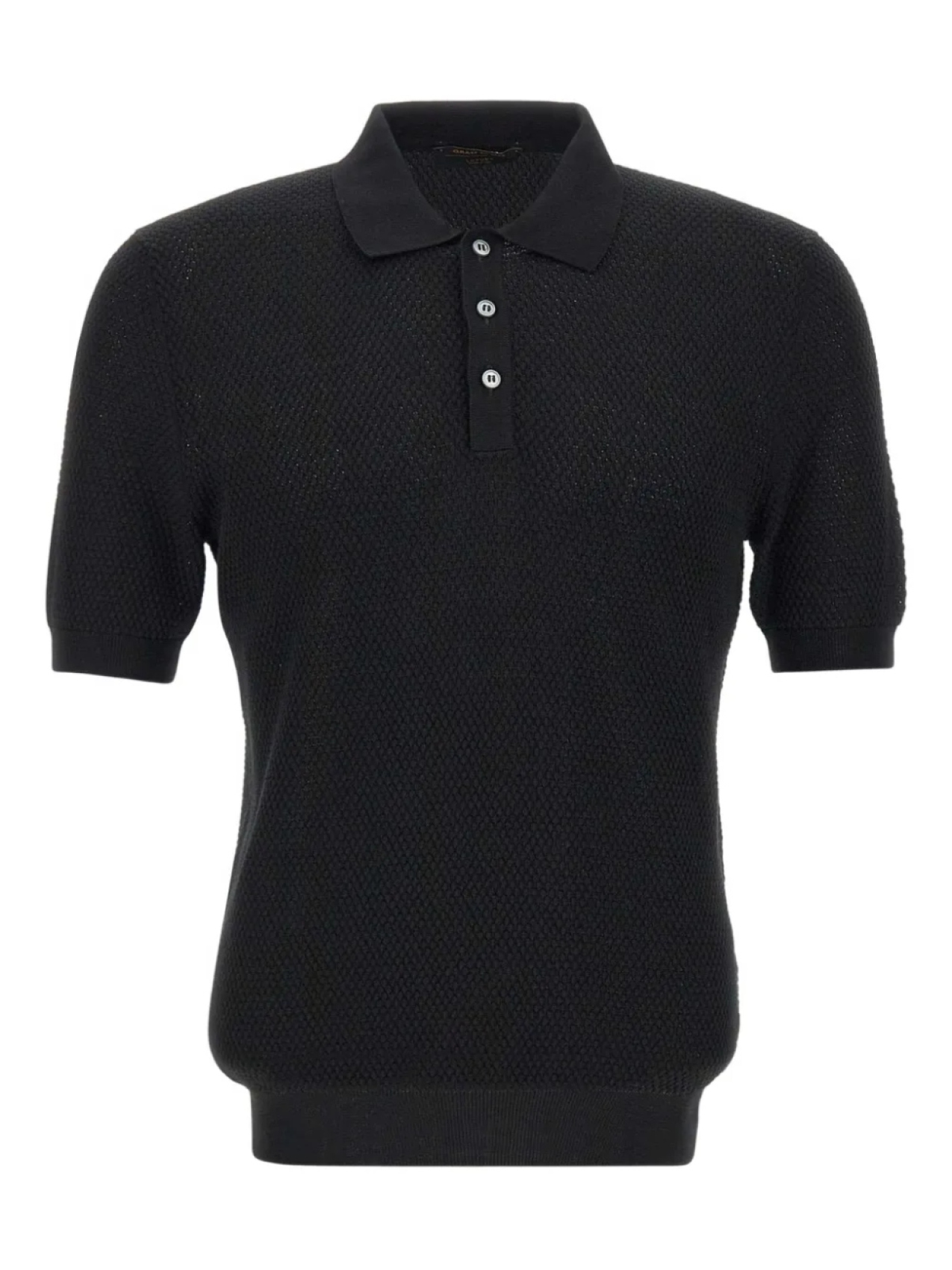 Рубашка поло с короткими рукавами из фактурной трикотажной ткани Gran Sasso, черный
Рубашка поло с короткими рукавами из фактурной трикотажной ткани Gran Sasso, черный