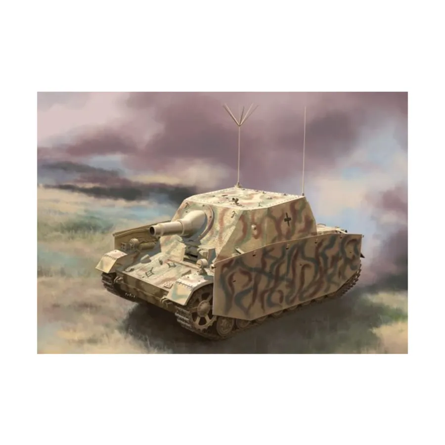 Sturmpanzer Ausf.I как Befehlspanzer (Umbau Fahrgestell), Dragon Models - '39 to '45 Series - Germany (1:35)
Sturmpanzer Ausf.I как Befehlspanzer (Umbau Fahrgestell), Dragon Models - '39 to '45 Series - Germany (1:35)