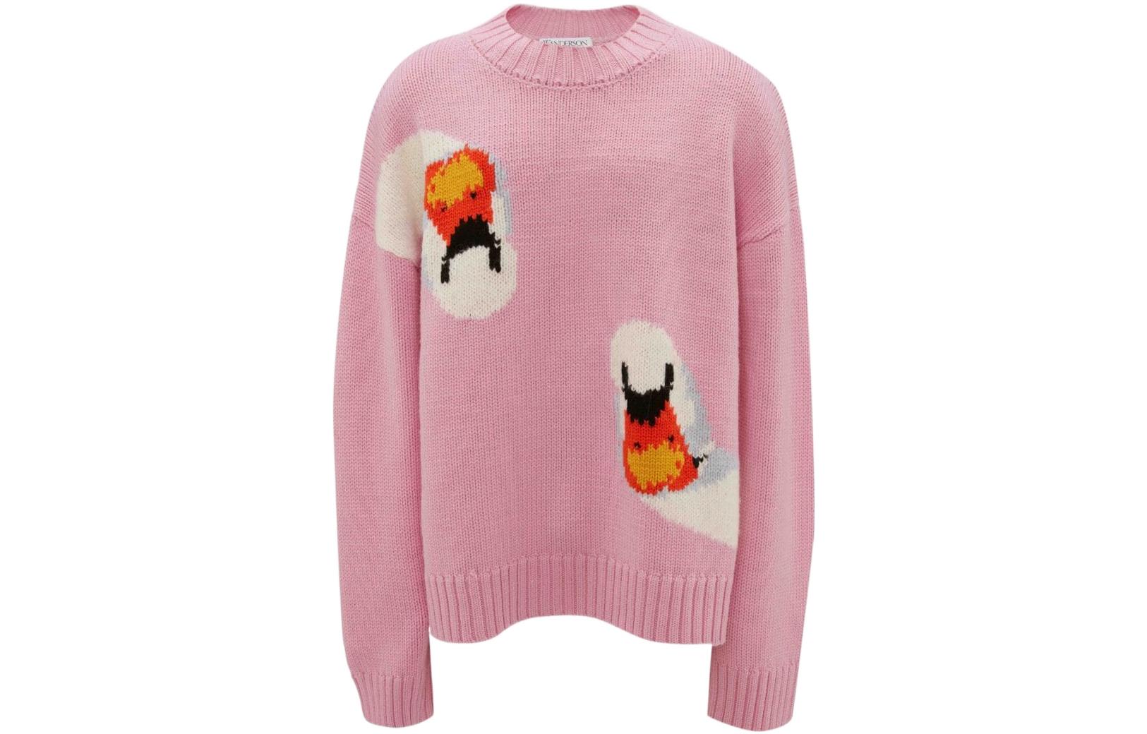 Свитер унисекс розовый JW Anderson 
Свитер унисекс розовый JW Anderson