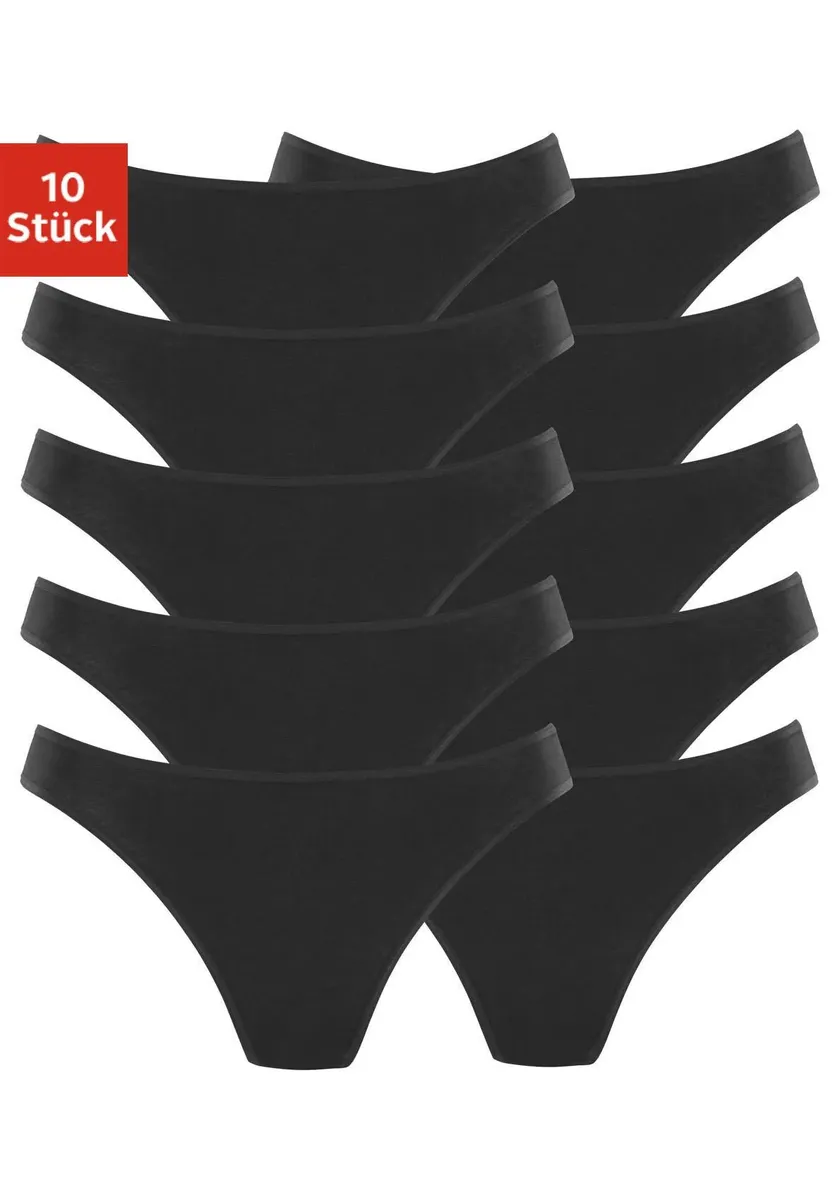 Стринги Petite Fleur (10 шт.), из эластичного хлопка, черный
Стринги Petite Fleur (10 шт.), из эластичного хлопка, черный