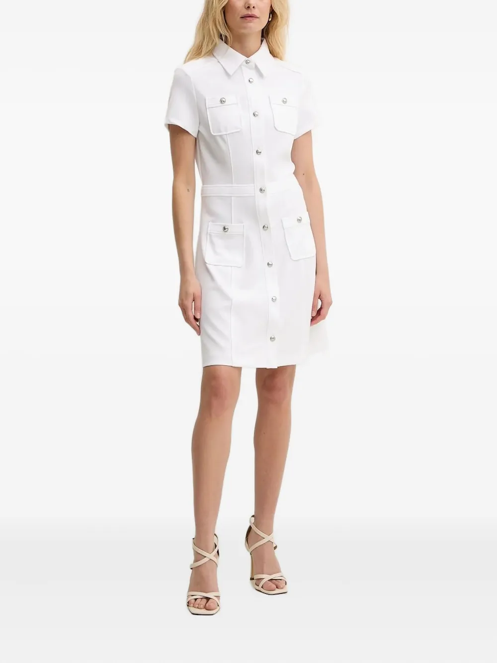 Мини-платье на пуговицах GUESS USA, белый
Мини-платье на пуговицах GUESS USA, белый