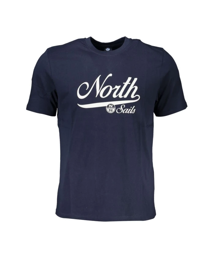 Синяя хлопковая футболка с принтом и логотипом North Sails, синий
Синяя хлопковая футболка с принтом и логотипом North Sails, синий