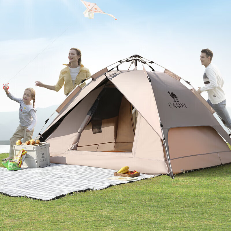 Уличная виниловая солнцезащитная палатка Camel, полностью автоматическая портативная складная утолщенная непромокаемая палатка для кемпинга A1S3NA111-3
Уличная виниловая солнцезащитная палатка Camel, полностью автоматическая портативная складная утолщенная непромокаемая палатка для кемпинга A1S3NA111-3