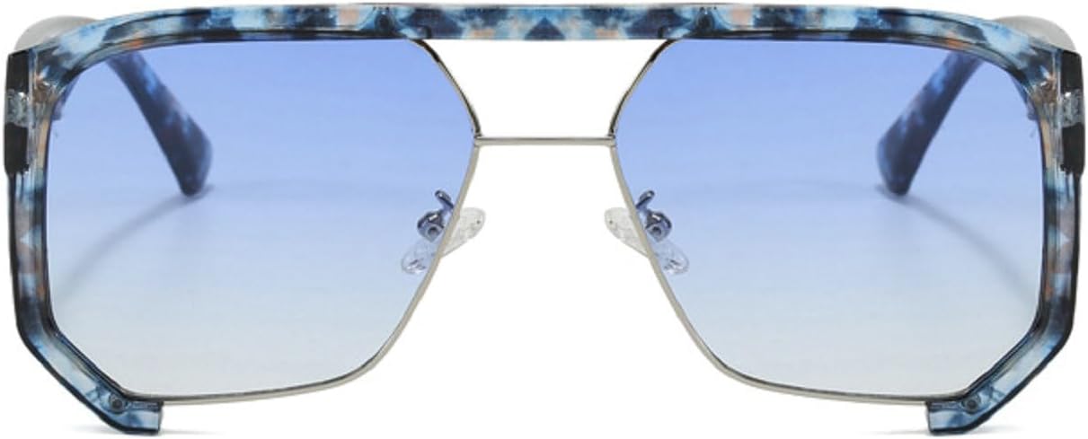 Популярные модные квадратные женские солнцезащитные очки в стиле ретро с защитой от УФ-излучения UV400, мужские солнцезащитные очки в стиле панк 3906 Melrose, Floral Blue
Популярные модные квадратные женские солнцезащитные очки в стиле ретро с защитой от УФ-излучения UV400, мужские солнцезащитные очки в стиле панк 3906 Melrose, Floral Blue