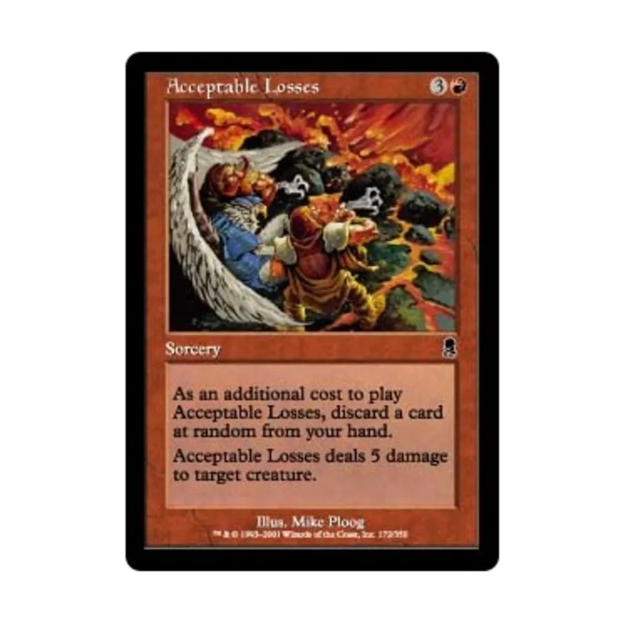 CCG Приемлемые потери (C), MTG - Odyssey
CCG Приемлемые потери (C), MTG - Odyssey
