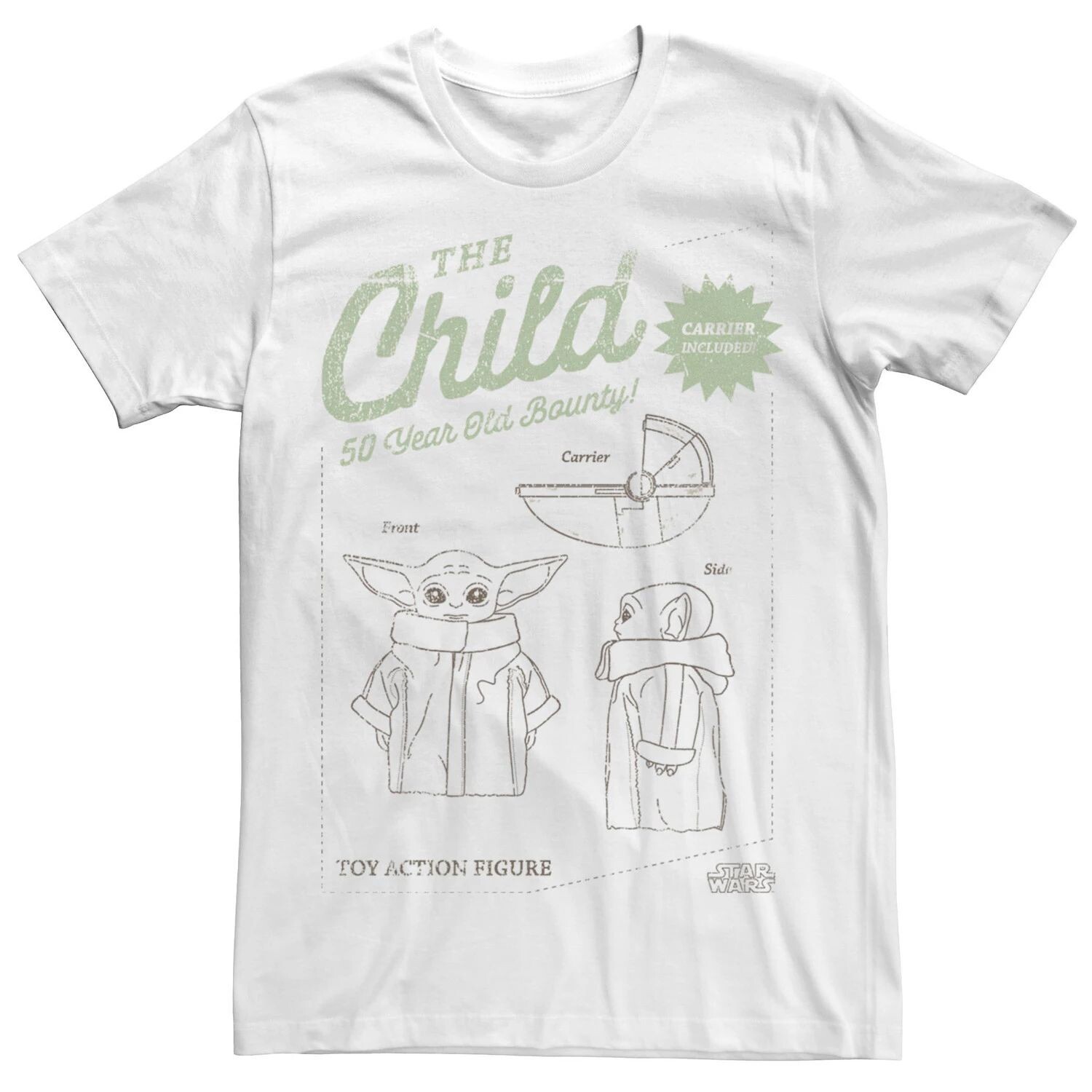 Мужская футболка со схемой фигурки «Звездные войны, мандалорец, ребенок» Star Wars, белый
Мужская футболка со схемой фигурки «Звездные войны, мандалорец, ребенок» Star Wars, белый
