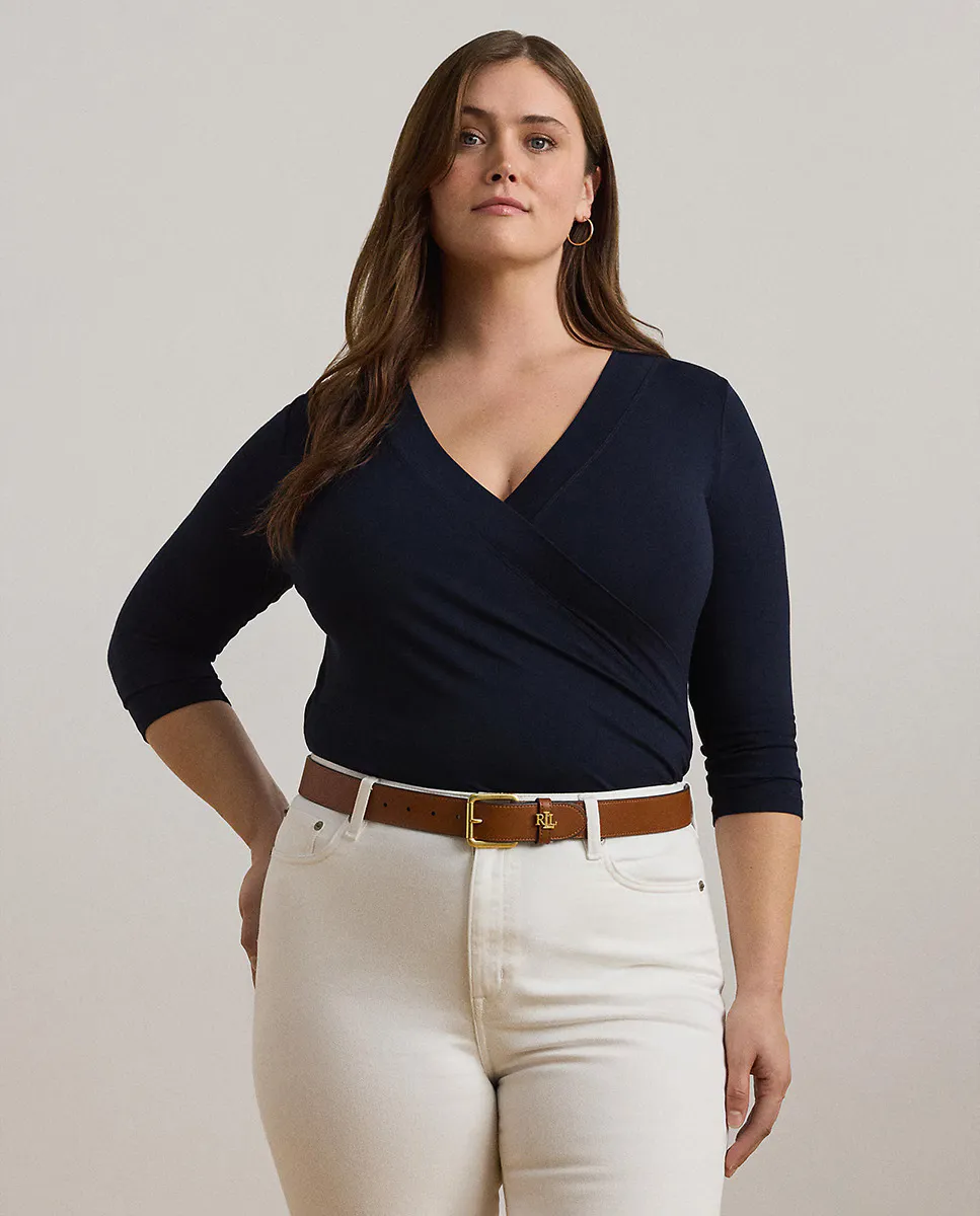Женская рубашка с длинным рукавом и крестом Lauren Ralph Lauren Woman, тёмно-синий
Женская рубашка с длинным рукавом и крестом Lauren Ralph Lauren Woman, тёмно-синий