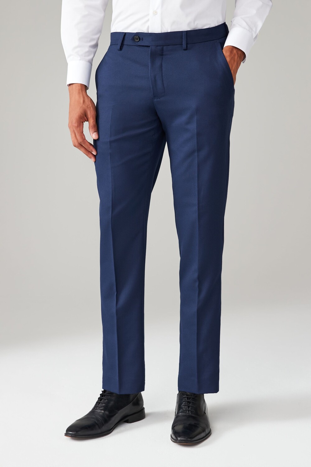 Фактурные костюмные брюки Next, синий
Фактурные костюмные брюки Next, синий