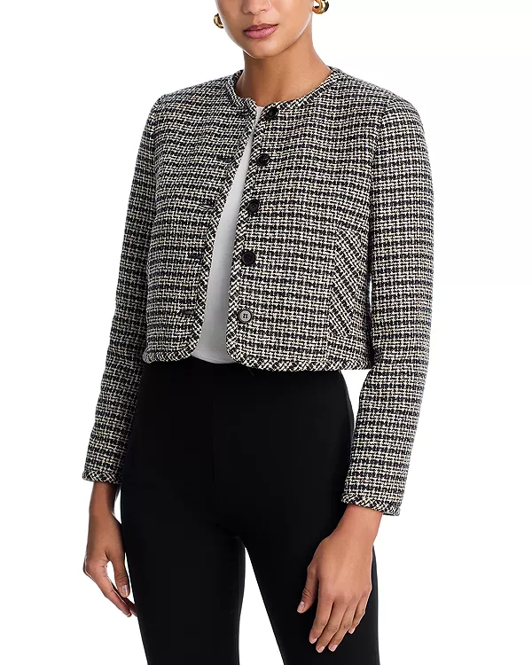 Тканый твидовый кардиган Theory, серый
Тканый твидовый кардиган Theory, серый