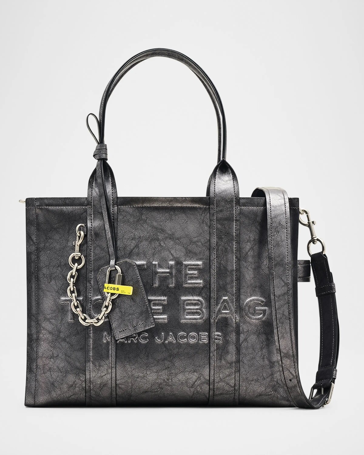 Большая кожаная большая сумка с потертостями Marc Jacobs, темно-серый
Большая кожаная большая сумка с потертостями Marc Jacobs, темно-серый