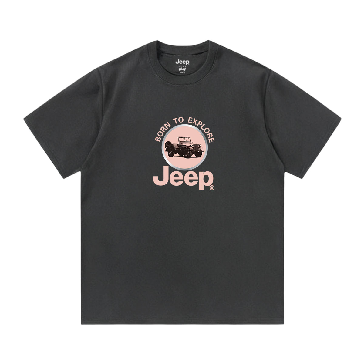 Футболка с круглым вырезом для школьников Jeep, темно-серый
Футболка с круглым вырезом для школьников Jeep, темно-серый