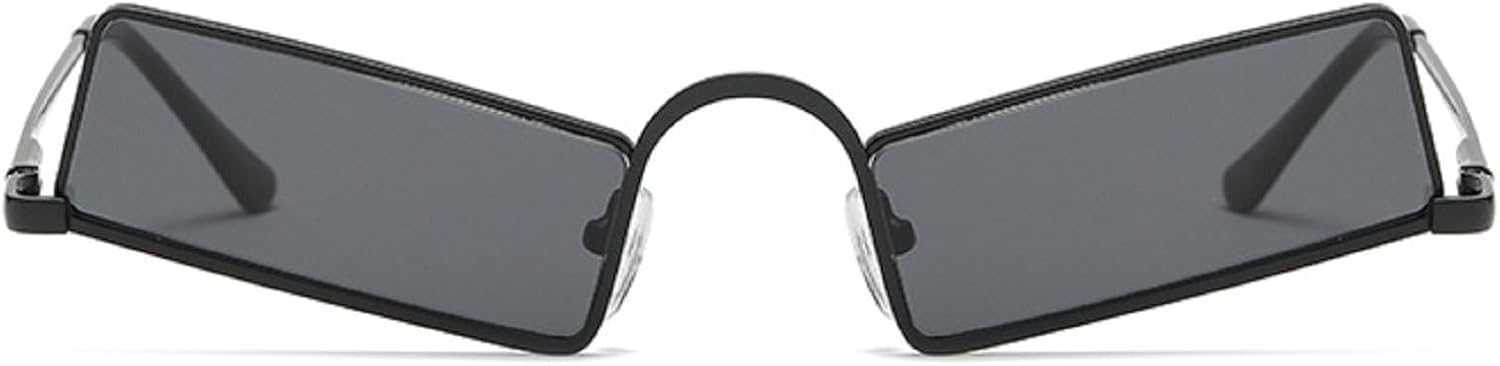 Ретро металлические солнцезащитные очки «кошачий глаз» для женщин, модные очки в стиле Y2K, прямоугольные очки для мужчин, трендовые панк-солнцезащитные очки с защитой от УФ-излучения UV400 mincl, Black
Ретро металлические солнцезащитные очки «кошачий глаз» для женщин, модные очки в стиле Y2K, прямоугольные очки для мужчин, трендовые панк-солнцезащитные очки с защитой от УФ-излучения UV400 mincl, Black