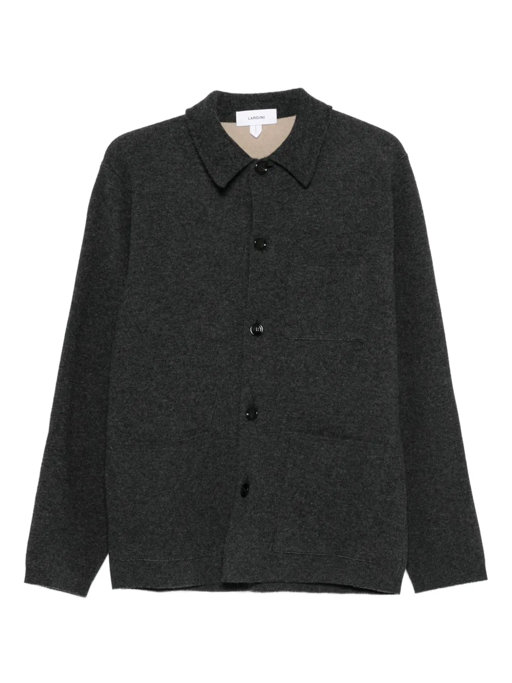 Кардиган на пуговицах Lardini, серый
Кардиган на пуговицах Lardini, серый
