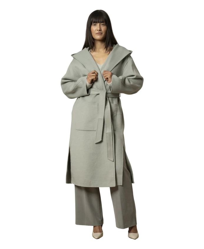 Стильное длинное пальто с капюшоном Kocca, серый
Стильное длинное пальто с капюшоном Kocca, серый