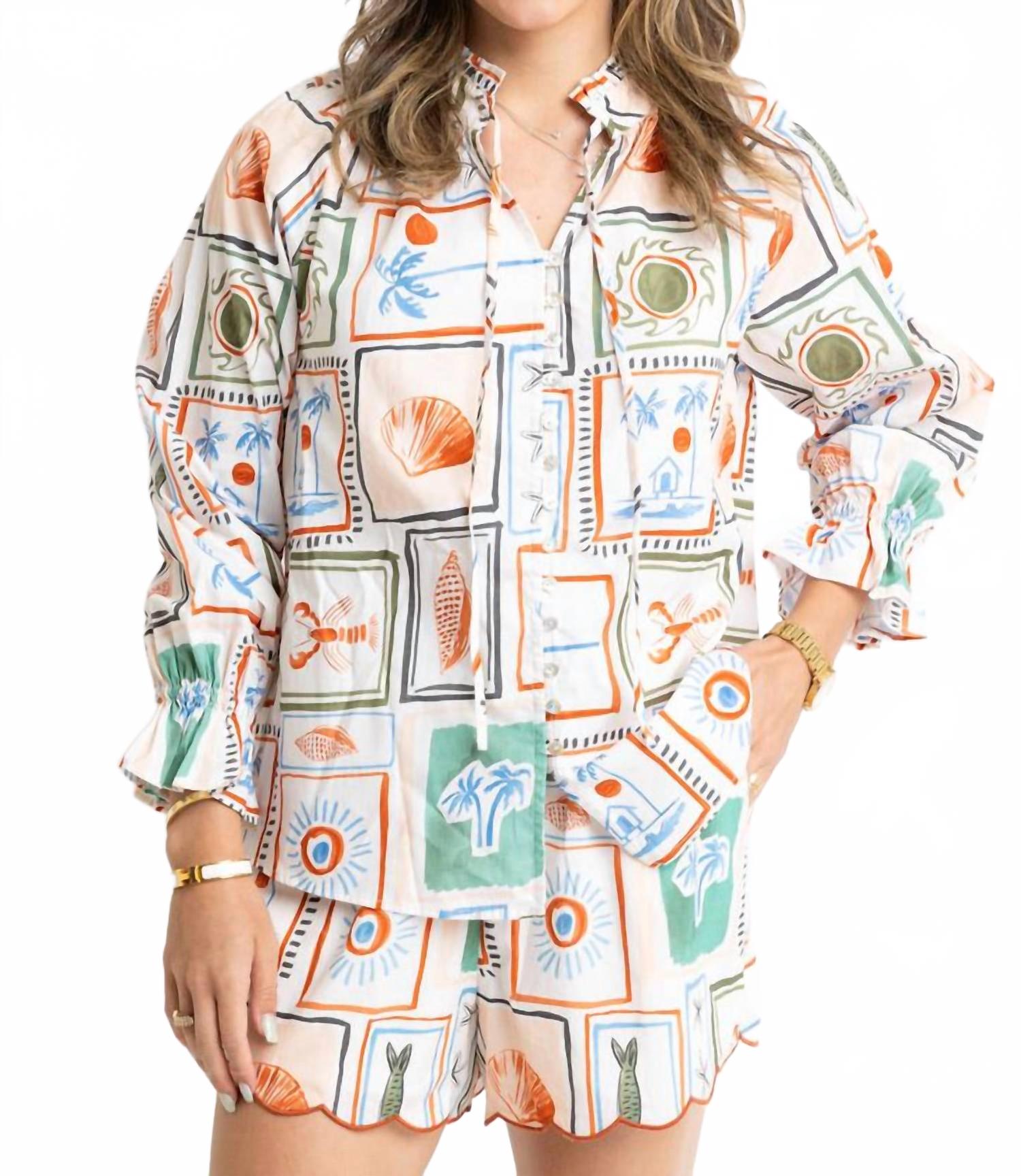 Топ Capri Coast цвета слоновой кости Karlie
Топ Capri Coast цвета слоновой кости Karlie