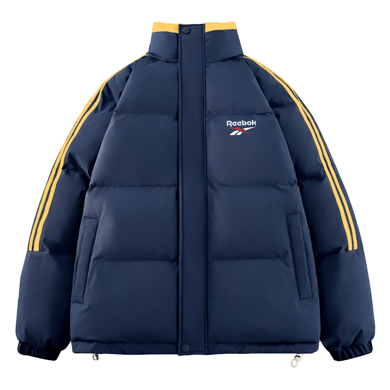 Пуховик Unisex Stand Collar с флисовой подкладкой Reebok, темно-синий
Пуховик Unisex Stand Collar с флисовой подкладкой Reebok, темно-синий