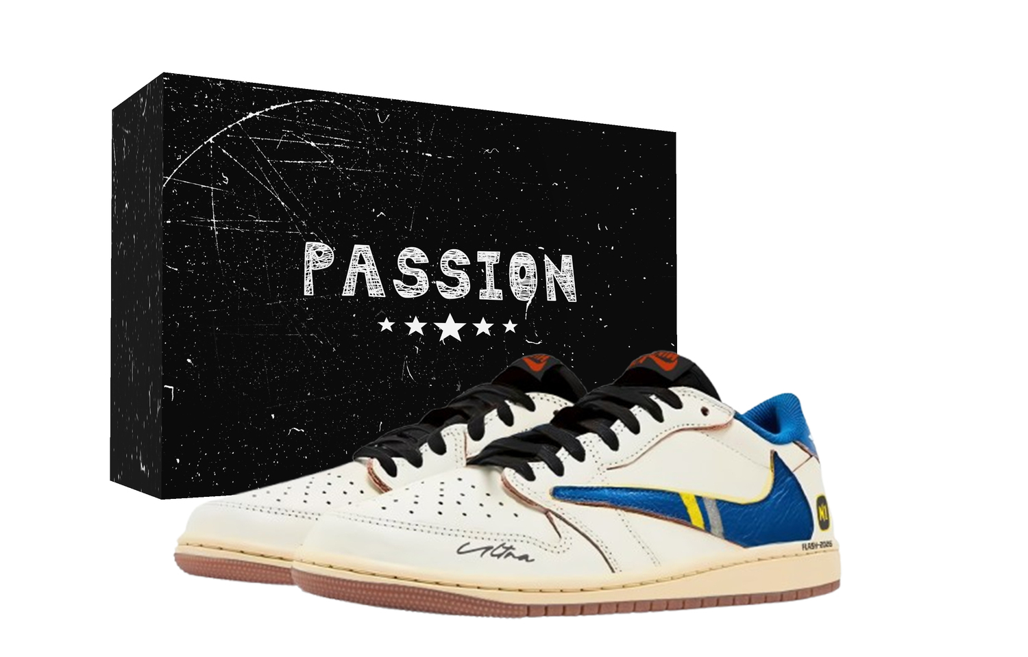 Travis Scott x Air 1 Blue Lightning Hook 7.0 низкая амортизация низкие винтажные баскетбольные кроссовки unisex Jordan, белый/синий/желтый
Travis Scott x Air 1 Blue Lightning Hook 7.0 низкая амортизация низкие винтажные баскетбольные кроссовки unisex Jordan, белый/синий/желтый