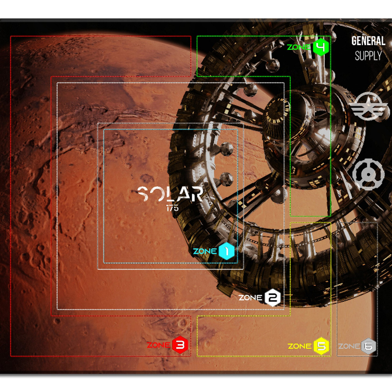 Аксессуары Solar 175: Playmat 
Аксессуары Solar 175: Playmat