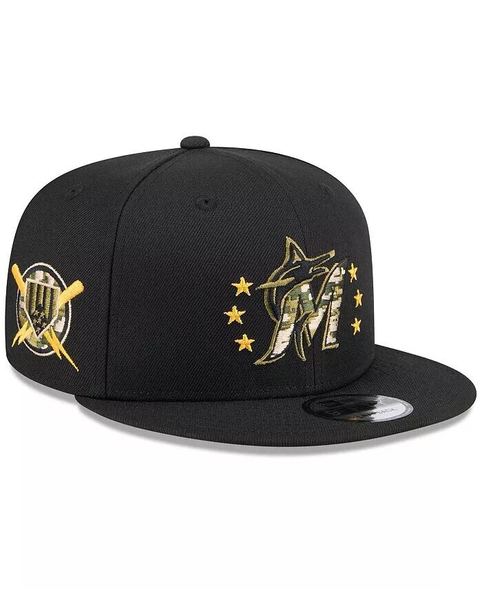 Мужская черная кепка Snapback Miami Marlins 2024-Armed Forces Day 9FIFTY New Era, черный
Мужская черная кепка Snapback Miami Marlins 2024-Armed Forces Day 9FIFTY New Era, черный