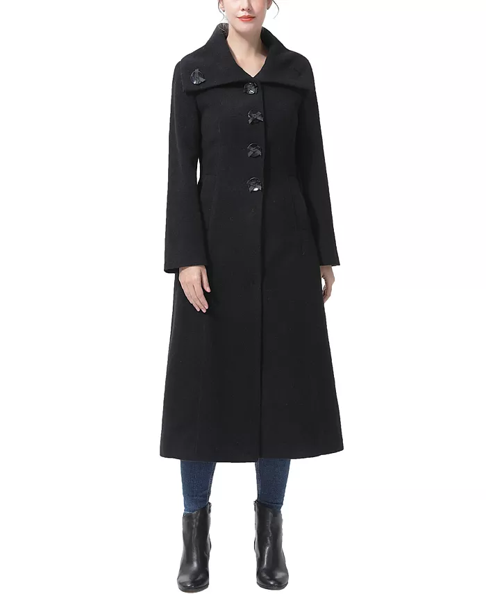 Женское пальто макси Kaeli из шерстяной смеси kimi + kai, черный
Женское пальто макси Kaeli из шерстяной смеси kimi + kai, черный