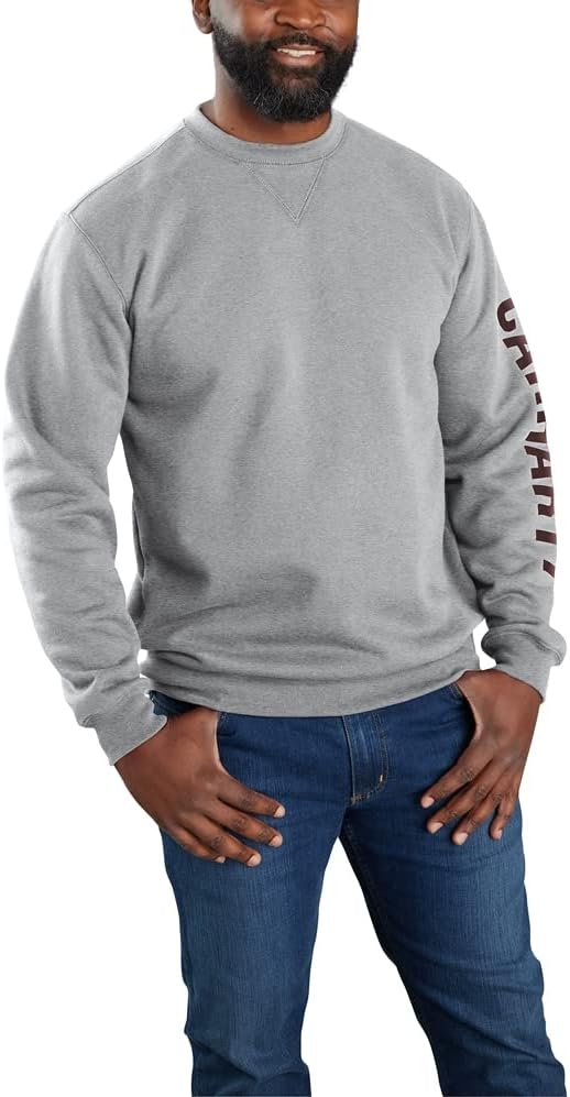 Carhartt мужской свободный фасон midweight логотип на рукаве свитшот, Heather Grey, Серый, Carhartt мужской свободный фасон midweight логотип на рукаве свитшот, Heather Grey
Carhartt мужской свободный фасон midweight логотип на рукаве свитшот, Heather Grey, Серый, Carhartt мужской свободный фасон midweight логотип на рукаве свитшот, Heather Grey
