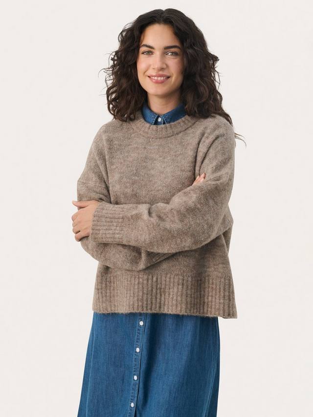 Джемпер из смеси шерсти lulya Part Two, цвет Mink Melange
Джемпер из смеси шерсти lulya Part Two, цвет Mink Melange