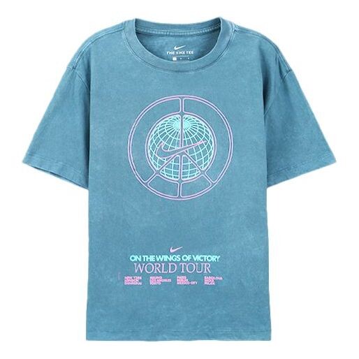 Футболка спортивная одежда мировой тур повседневный спортивный круглый вырез свитер короткий рукав серо-зеленый Nike, серый
Футболка спортивная одежда мировой тур повседневный спортивный круглый вырез свитер короткий рукав серо-зеленый Nike, серый