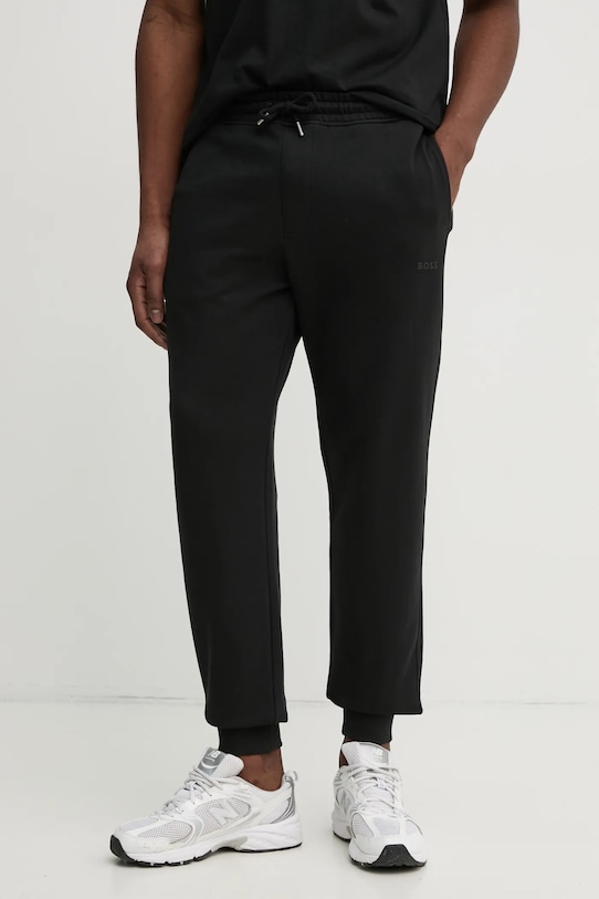 Хлопковые спортивные брюки Boss Orange, черный
Хлопковые спортивные брюки Boss Orange, черный