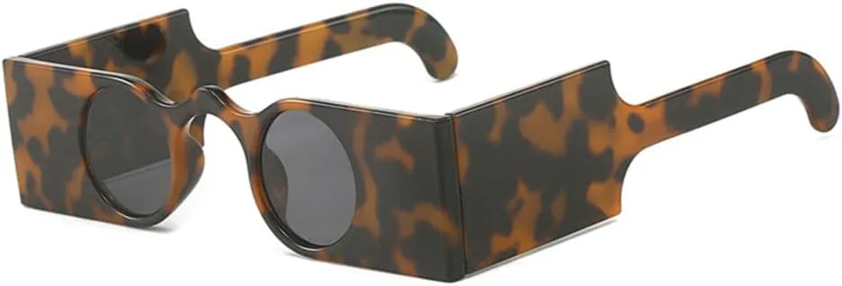 Ретро женские солнцезащитные очки с маленькими круглыми линзами, защита от УФ-излучения UV400, женские солнцезащитные очки с широкими дужками HDUBFY, Leopard Gray
Ретро женские солнцезащитные очки с маленькими круглыми линзами, защита от УФ-излучения UV400, женские солнцезащитные очки с широкими дужками HDUBFY, Leopard Gray