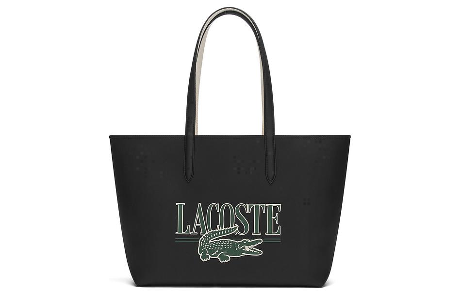 LACOSTE Пластиковая хозяйственная сумка большая женская черно-белая, Black & White
LACOSTE Пластиковая хозяйственная сумка большая женская черно-белая, Black & White