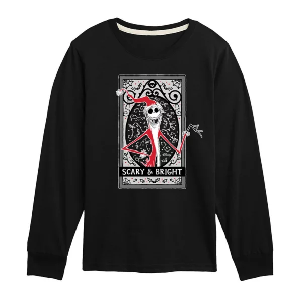 Футболка с длинным рукавом и принтом «Кошмар перед Рождеством» для мальчиков 8-20 лет Disney, черный
Футболка с длинным рукавом и принтом «Кошмар перед Рождеством» для мальчиков 8-20 лет Disney, черный