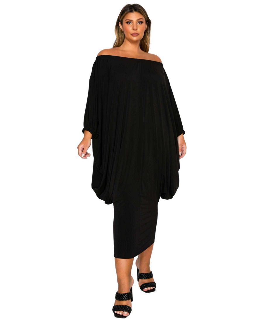 Платье Eero больших размеров с открытыми плечами и зауженным низом L I V D, Black
Платье Eero больших размеров с открытыми плечами и зауженным низом L I V D, Black