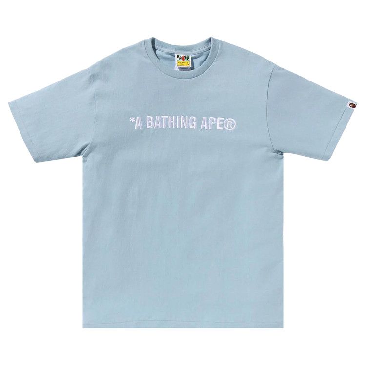 Футболка BAPE A Bathing Ape Logo Tee, Sax
Футболка BAPE A Bathing Ape Logo Tee, Sax