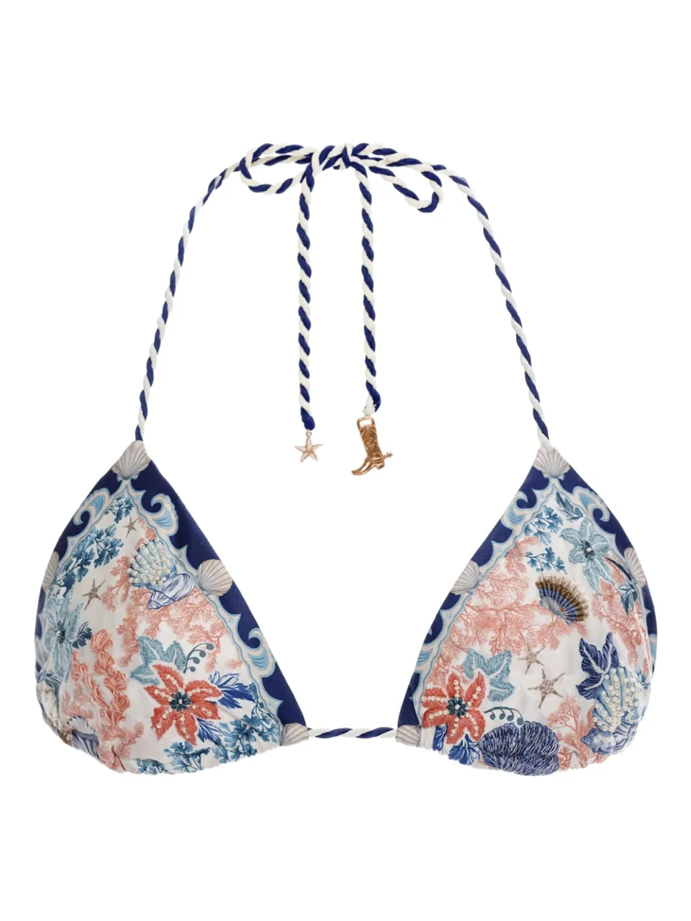 Топ бикини с цветочным принтом Agua Bendita, белый
Топ бикини с цветочным принтом Agua Bendita, белый