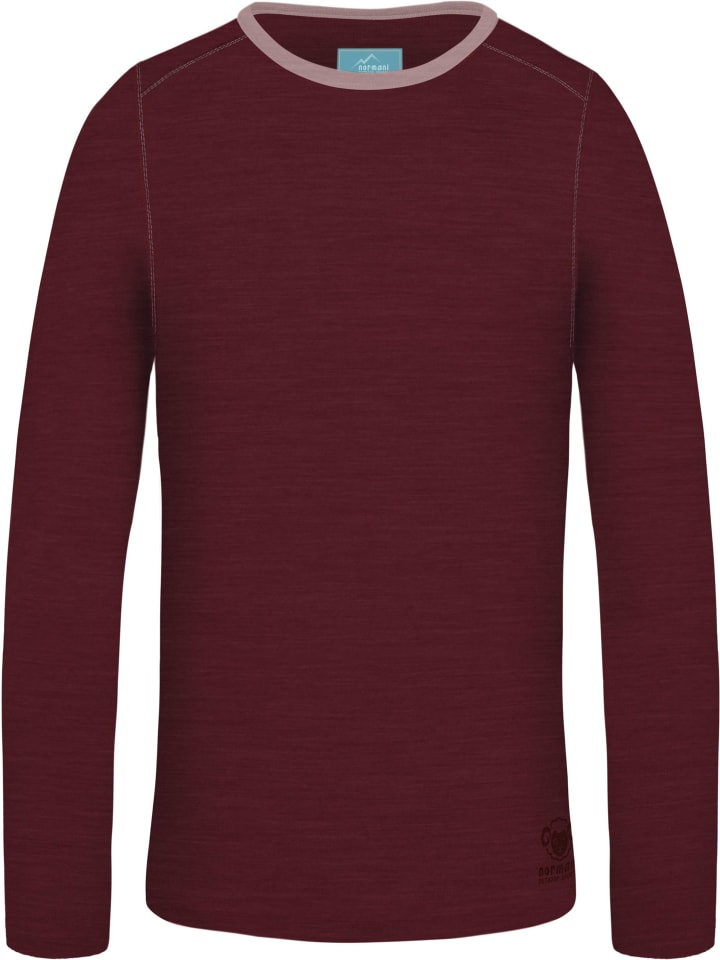 Normani Outdoor Sports Детский лонгслив из мериносовой шерсти, цвет бордо
Normani Outdoor Sports Детский лонгслив из мериносовой шерсти, цвет бордо