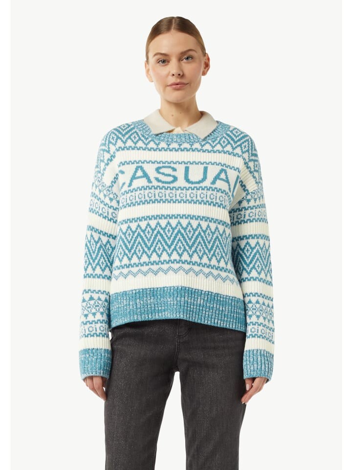 Пуловер comma CI Strickpullover langarm, белый
Пуловер comma CI Strickpullover langarm, белый