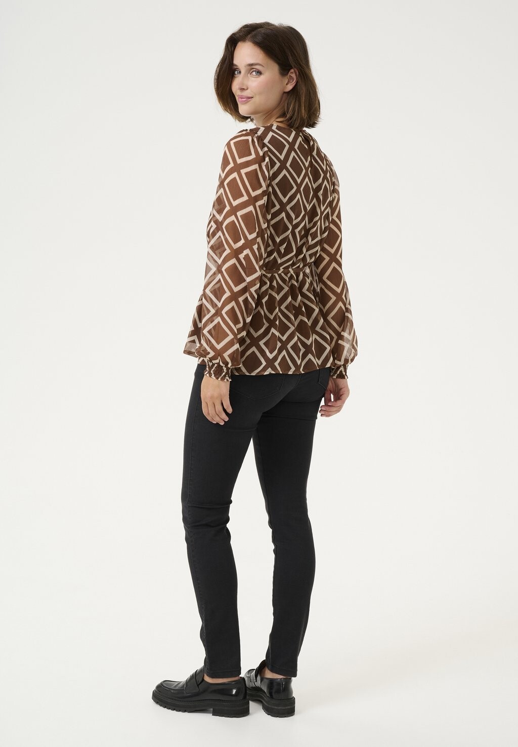 Блуза Kaffe, коричневый 
Блуза Kaffe, коричневый