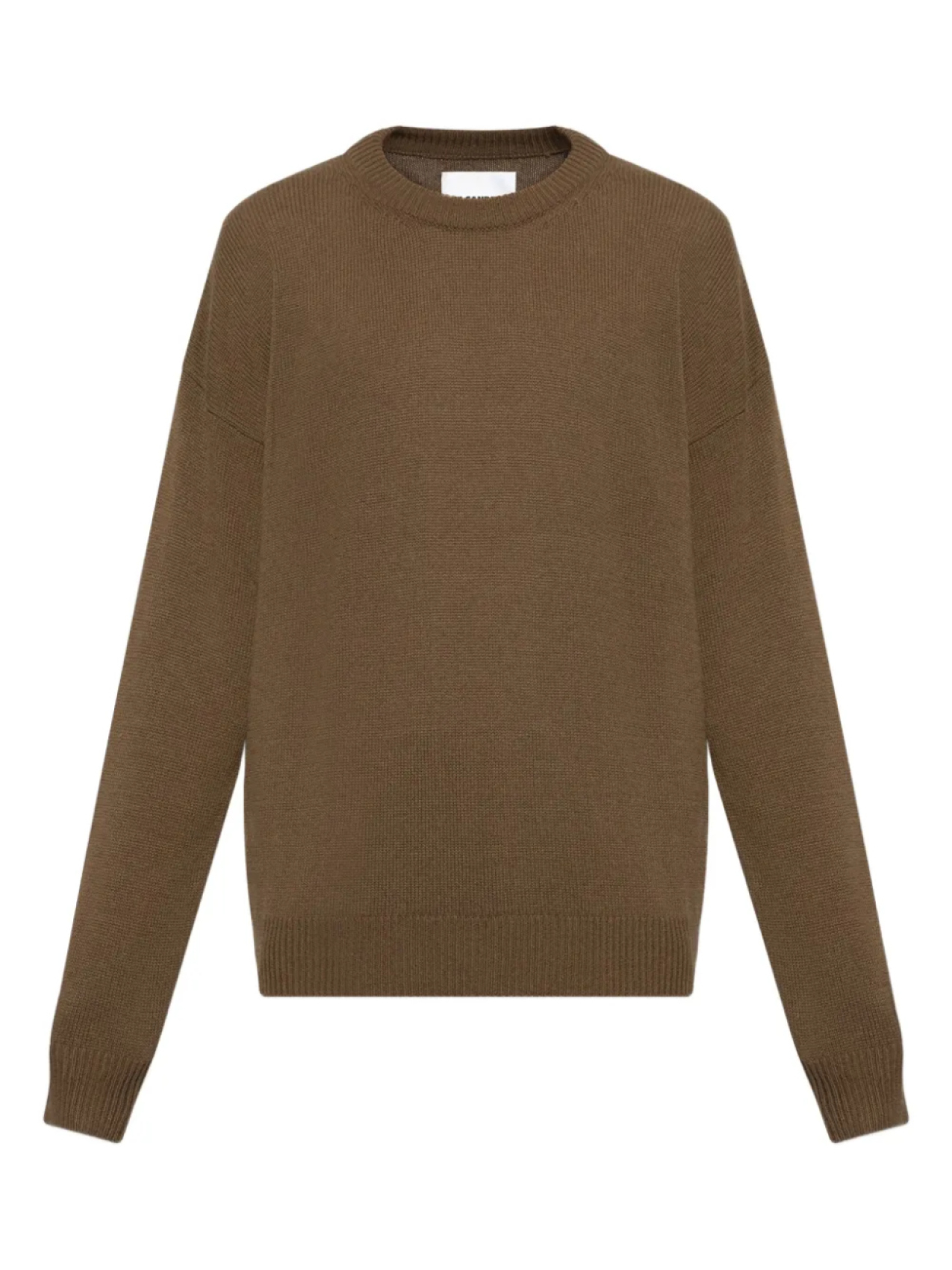 Свитер с круглым вырезом Jil Sander, коричневый
Свитер с круглым вырезом Jil Sander, коричневый