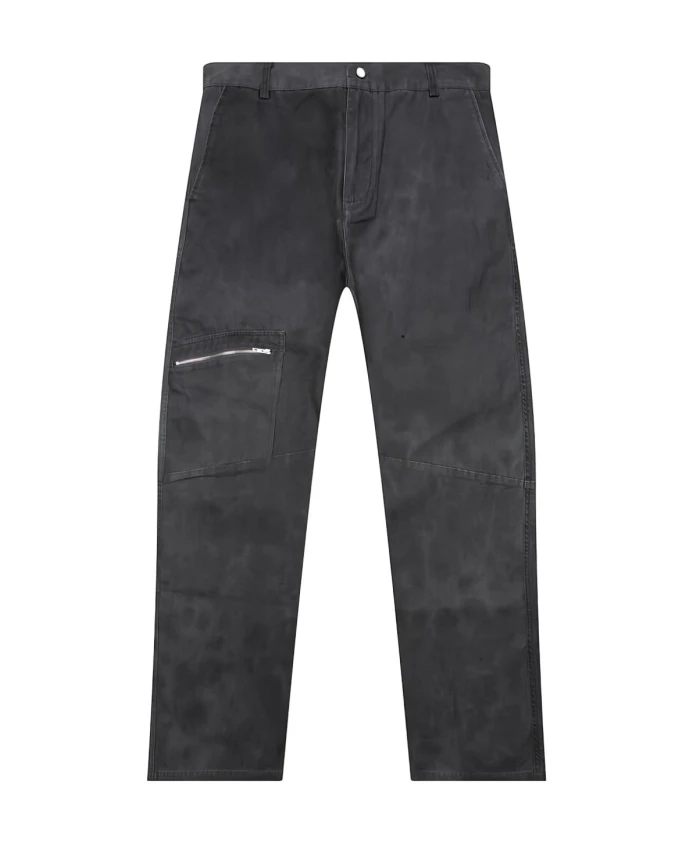 Черные выстиранные брюки с карманами на молнии. Represent, черный
Черные выстиранные брюки с карманами на молнии. Represent, черный