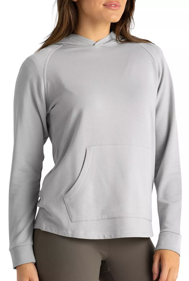 Женская легкая флисовая толстовка Free Fly из бамбука, цвет Heather Grey 
Женская легкая флисовая толстовка Free Fly из бамбука, цвет Heather Grey