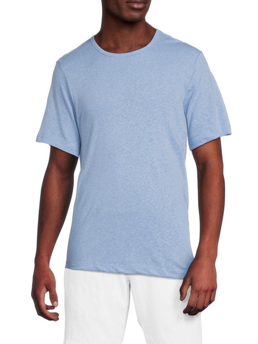 Футболка с круглым вырезом из льняной ткани Saks Fifth Avenue, цвет Mediterrranean Sea
Футболка с круглым вырезом из льняной ткани Saks Fifth Avenue, цвет Mediterrranean Sea