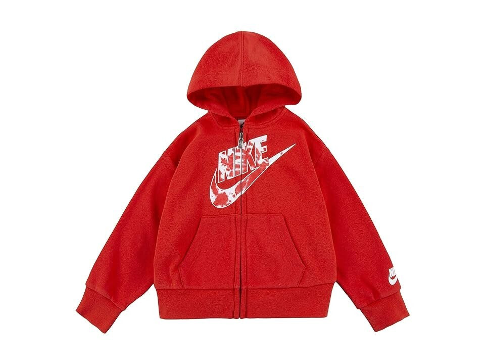 Детская толстовка Nike Cloud Wash Hoodie, красная, из смесовой хлопковой ткани, с длинным рукавом и полной застежкой-молнией, модель JDM2040
Детская толстовка Nike Cloud Wash Hoodie, красная, из смесовой хлопковой ткани, с длинным рукавом и полной застежкой-молнией, модель JDM2040